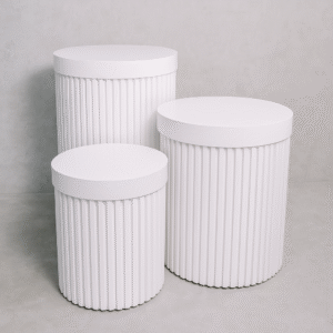 KEISE WHITE RIPPLE PEDESTAL