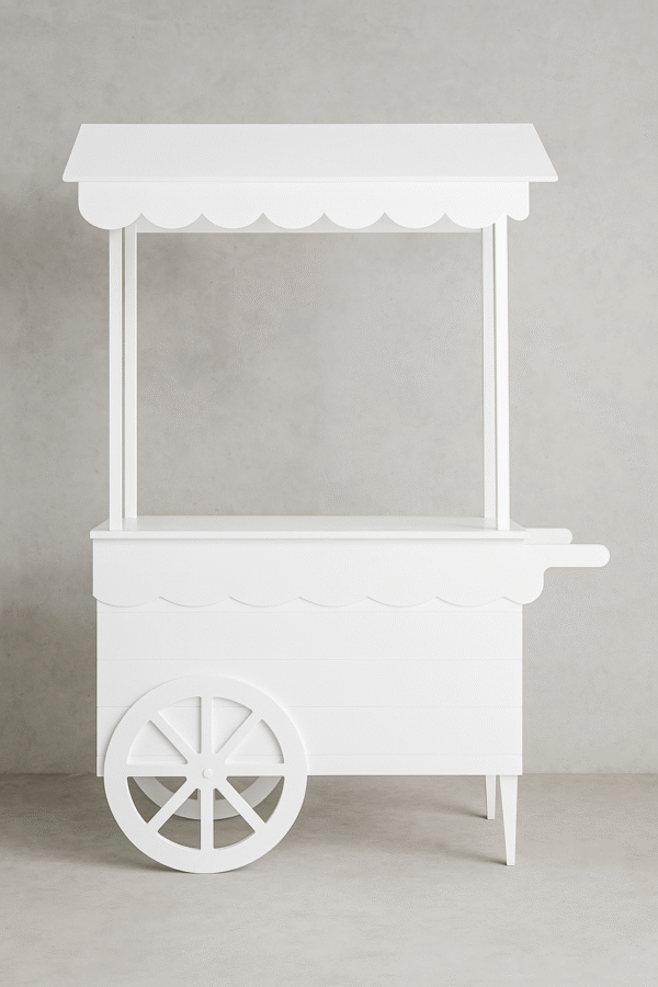 WHITE CANDY CART