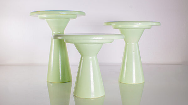 MUSHROOM GREEN CAKE STAND