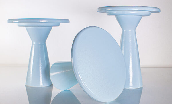 MUSHROOM BLUE CAKE STAND - Image 2