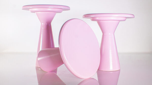 MUSHROOM PINK CAKE STAND - Image 2