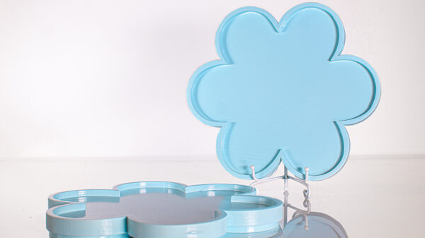 FLOWER BLUE TRAY