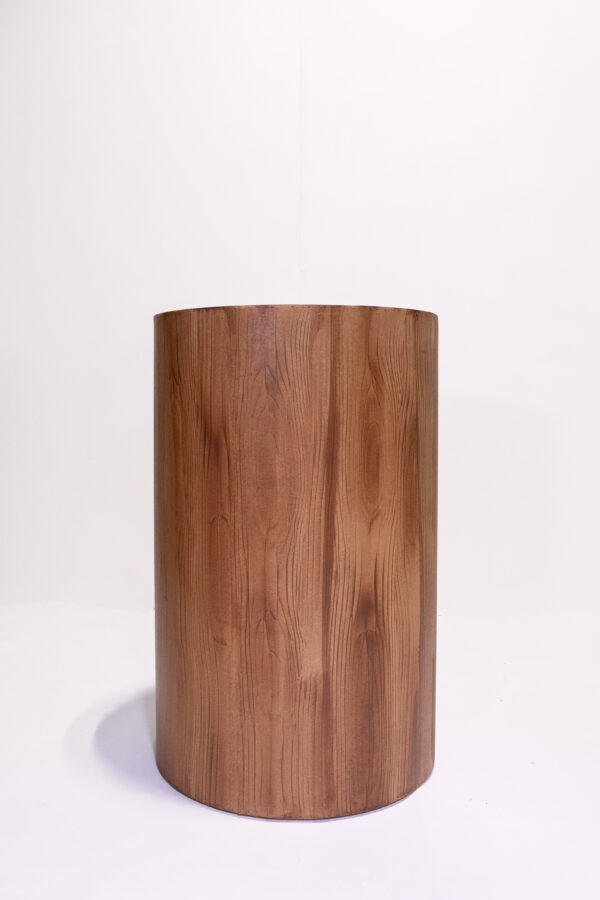 DARK WOOD PEDESTAL SET - Image 4