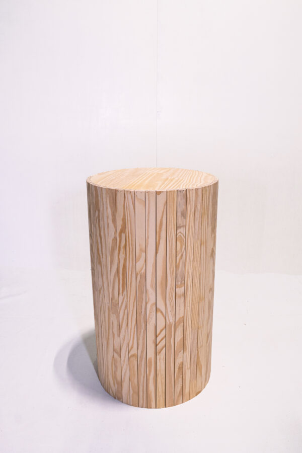 RIPPLE WOOD PEDESTAL SET - Image 4