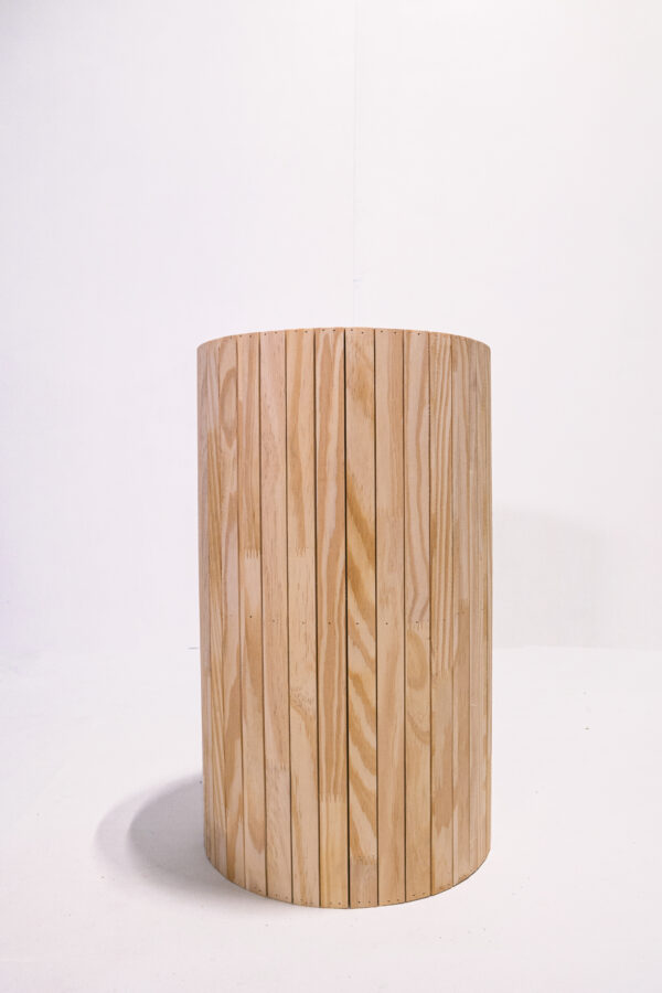 RIPPLE WOOD PEDESTAL SET - Image 5