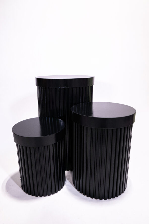 KEISE BLACK RIPPLE PEDESTAL