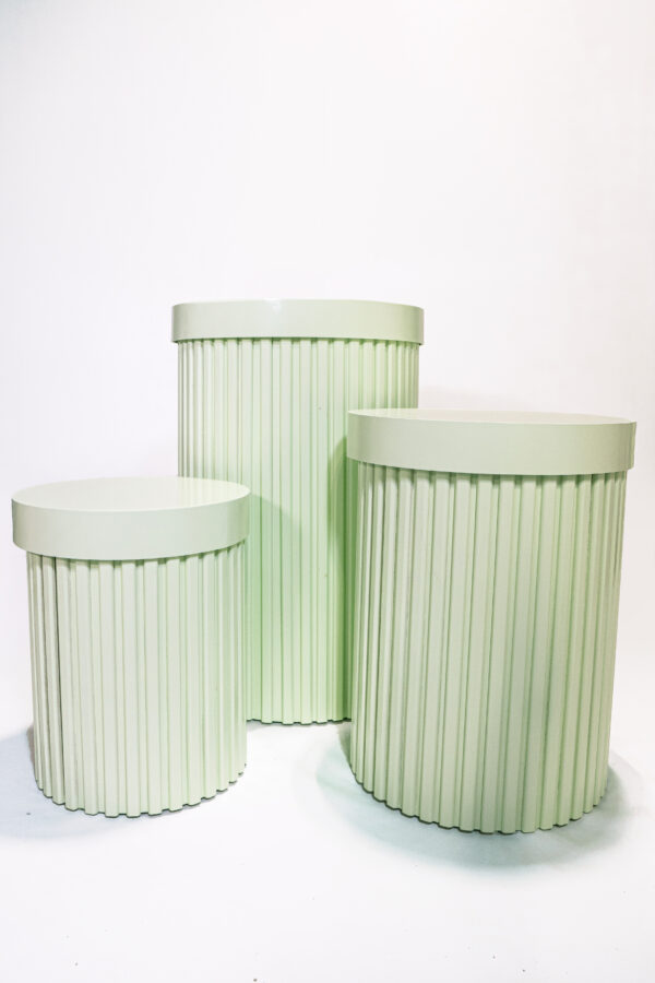 KEISE GREEN RIPPLE PEDESTAL