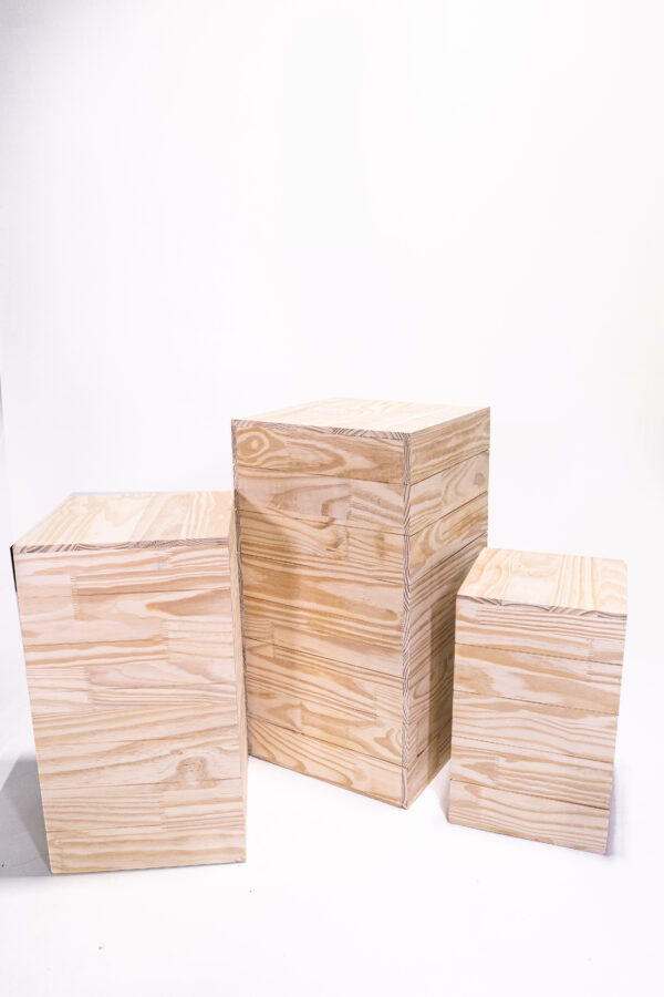 PINUS WOOD CUBE SET