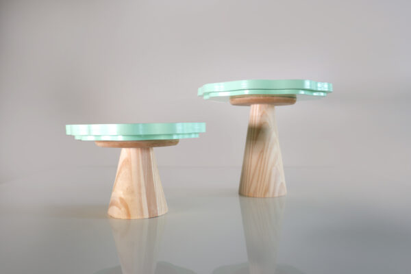 DAISY GREEN CAKE STAND - Image 2