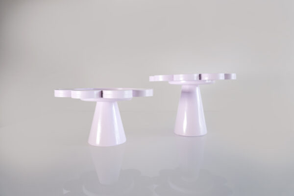 FLOWER LILAC CAKE STAND - Image 2