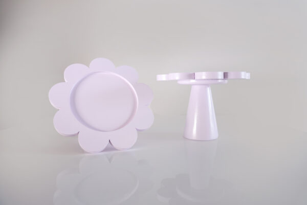 FLOWER LILAC CAKE STAND