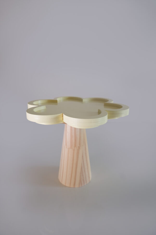 DAISY YELLOW CAKE STAND - Image 3