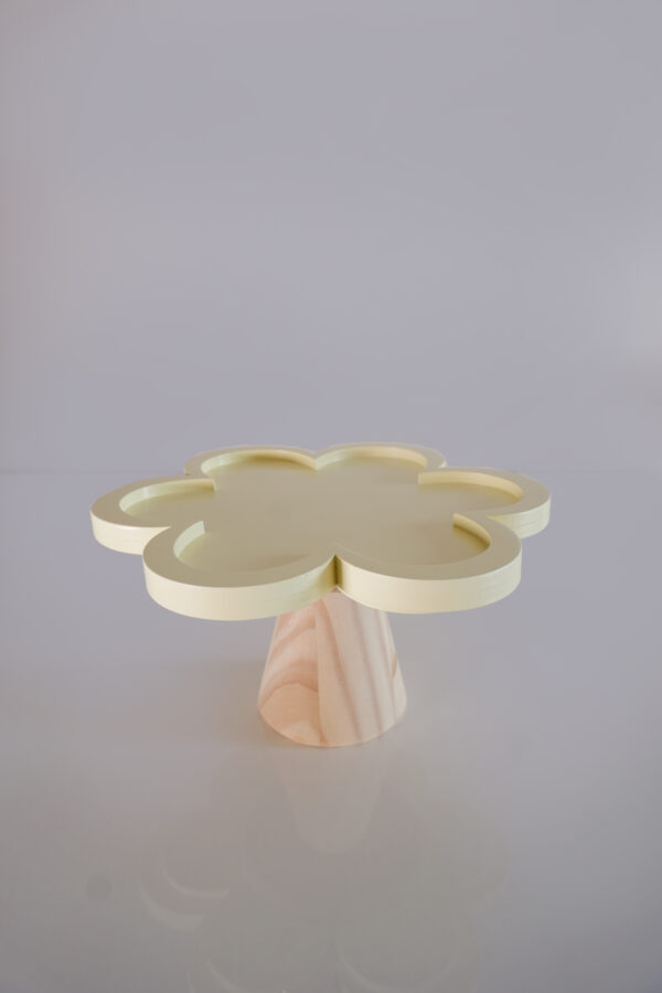 DAISY YELLOW CAKE STAND - Image 4