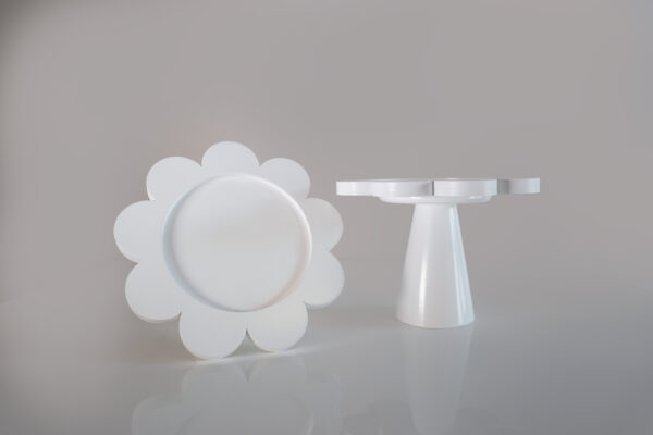 FLOWER WHITE CAKE STAND