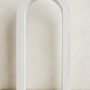 SPIRAL PORTAL BACKDROP WHITE