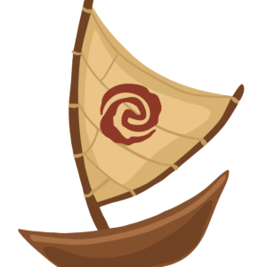 LARGE MOANA BOAT DISPLAY