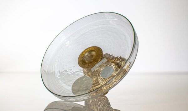 GOLDEN GLASS CAKE STAND - Image 2