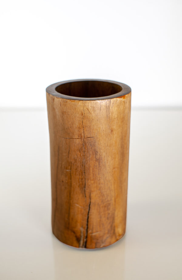 RUSTIC WOOD VASE