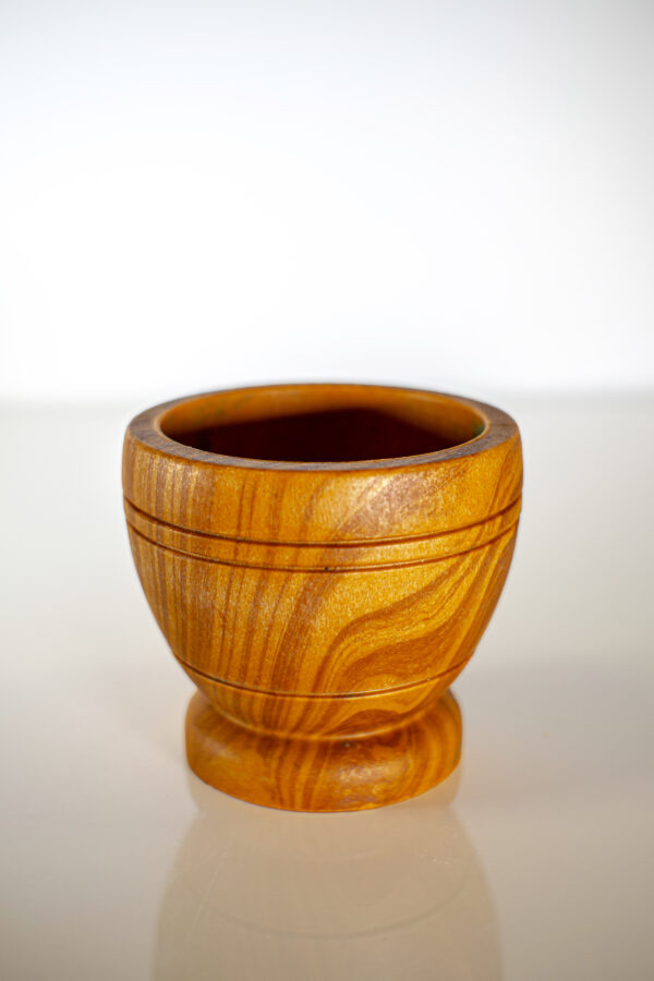 LOW WOOD VASE - Image 2