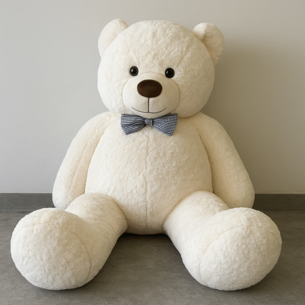 WHITE TEDDY BEAR